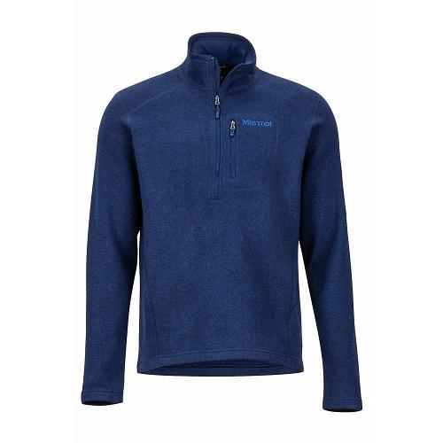 Marmot Drop Line Jackets - Mens Fleece Navy CA3479820 Canada